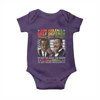 Martin Luther King Jr Malcolm X Baby Onesie Choose Your Weapon No Matter What The Choice