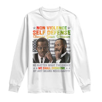 Martin Luther King Jr Malcolm X Long Sleeve Shirt Choose Your Weapon No Matter What The Choice