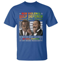 Martin Luther King Jr Malcolm X T Shirt Choose Your Weapon No Matter What The Choice