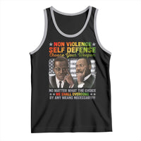 Martin Luther King Jr Malcolm X Tank Top Choose Your Weapon No Matter What The Choice