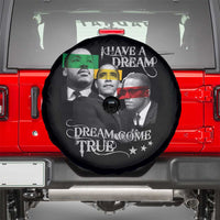 Obama MLK Malcolm X Spare Tire Cover Dreams Come True