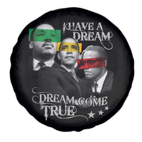 Obama MLK Malcolm X Spare Tire Cover Dreams Come True