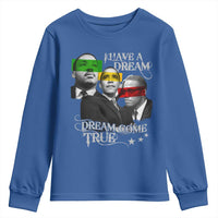 Obama MLK Malcolm X Youth Sweatshirt Dreams Come True