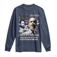 Obama MLK Martin Luther King Jr Long Sleeve Shirt