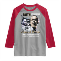 Obama MLK Martin Luther King Jr Raglan Shirt
