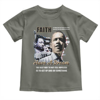 Obama MLK Martin Luther King Jr Toddler T Shirt