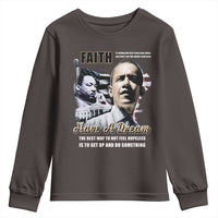 Obama MLK Martin Luther King Jr Youth Sweatshirt