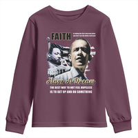 Obama MLK Martin Luther King Jr Youth Sweatshirt