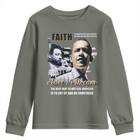 Obama MLK Martin Luther King Jr Youth Sweatshirt