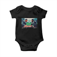 Martin Luther King Jr Malcolm X Baby Onesie Playing Chess White House Black History