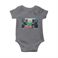 Martin Luther King Jr Malcolm X Baby Onesie Playing Chess White House Black History