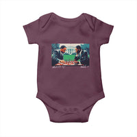 Martin Luther King Jr Malcolm X Baby Onesie Playing Chess White House Black History