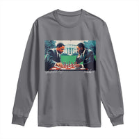 Martin Luther King Jr Malcolm X Long Sleeve Shirt Playing Chess White House Black History