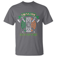 Irish Firefighter T Shirt Fir Na Tine Man Of Fire