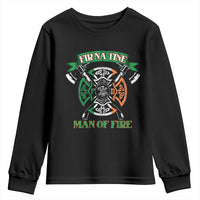 Irish Firefighter Youth Sweatshirt Fir Na Tine Man Of Fire