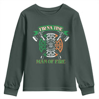 Irish Firefighter Youth Sweatshirt Fir Na Tine Man Of Fire