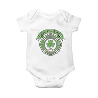 Irish Firefighter Baby Onesie Fir Na Tine Man Of Fire Celtic Claddagh Cross