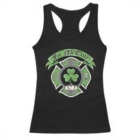 Irish Firefighter Racerback Tank Top Fir Na Tine Man Of Fire Celtic Claddagh Cross