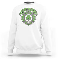 Irish Firefighter Sweatshirt Fir Na Tine Man Of Fire Celtic Claddagh Cross