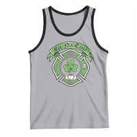 Irish Firefighter Tank Top Fir Na Tine Man Of Fire Celtic Claddagh Cross