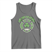 Irish Firefighter Tank Top Fir Na Tine Man Of Fire Celtic Claddagh Cross