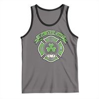 Irish Firefighter Tank Top Fir Na Tine Man Of Fire Celtic Claddagh Cross