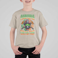 Fir Na Tine Man Of Fire T Shirt For Kid Irish Firefighter Pride