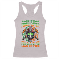 Fir Na Tine Man Of Fire Racerback Tank Top Irish Firefighter Pride