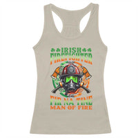Fir Na Tine Man Of Fire Racerback Tank Top Irish Firefighter Pride