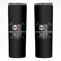 Irish Firefighter Fir Na Tine Man Of Fire Skinny Tumbler Irish American Flag