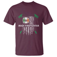 Irish Firefighter Fir Na Tine Man Of Fire T Shirt Irish American Flag