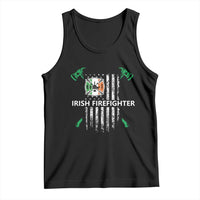 Irish Firefighter Fir Na Tine Man Of Fire Tank Top Irish American Flag