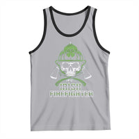 Irish Firefighter Tank Top Shamrock Skull Man Of Fire