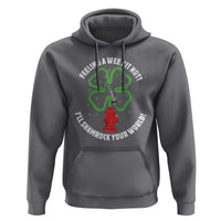 Funny Irish Firefighter Hoodie Feeling A Wee Bit Hot I'll Shamrock Your World