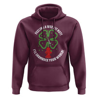 Funny Irish Firefighter Hoodie Feeling A Wee Bit Hot I'll Shamrock Your World