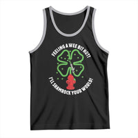 Funny Irish Firefighter Tank Top Feeling A Wee Bit Hot I'll Shamrock Your World