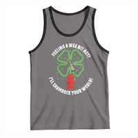 Funny Irish Firefighter Tank Top Feeling A Wee Bit Hot I'll Shamrock Your World
