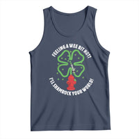 Funny Irish Firefighter Tank Top Feeling A Wee Bit Hot I'll Shamrock Your World