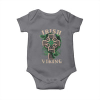 Irish Viking Baby Onesie Celtic Cross Odin's Raven