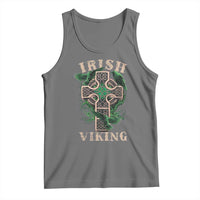 Irish Viking Tank Top Celtic Cross Odin's Raven