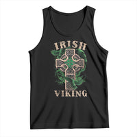 Irish Viking Tank Top Celtic Cross Odin's Raven