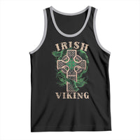 Irish Viking Tank Top Celtic Cross Odin's Raven
