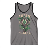 Irish Viking Tank Top Celtic Cross Odin's Raven