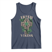 Irish Viking Tank Top Celtic Cross Odin's Raven