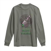 Irish Viking Long Sleeve Shirt Celtic Thor Mjolnir