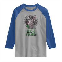 Irish Viking Raglan Shirt Celtic Thor Mjolnir
