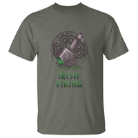 Irish Viking T Shirt Celtic Thor Mjolnir