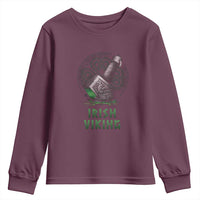 Irish Viking Youth Sweatshirt Celtic Thor Mjolnir
