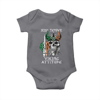 Funny Irish Viking Baby Onesie Irish Temper Viking Attitude