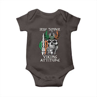 Funny Irish Viking Baby Onesie Irish Temper Viking Attitude